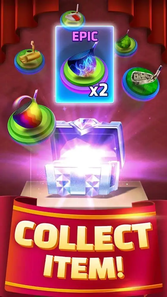 Screenshot of the Mini Golf King app