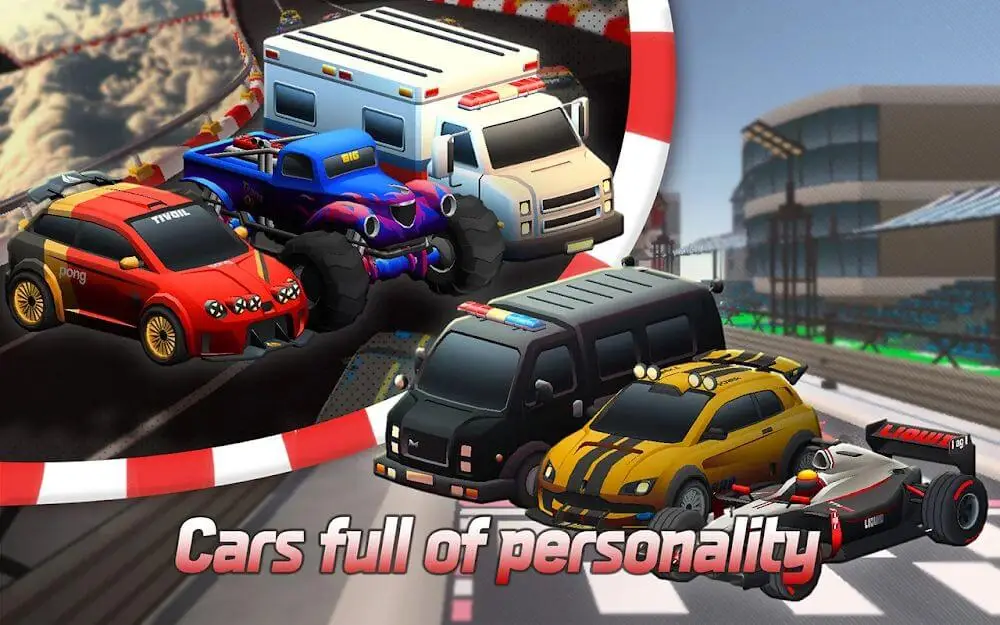 Screenshot of the Minicar Drift game