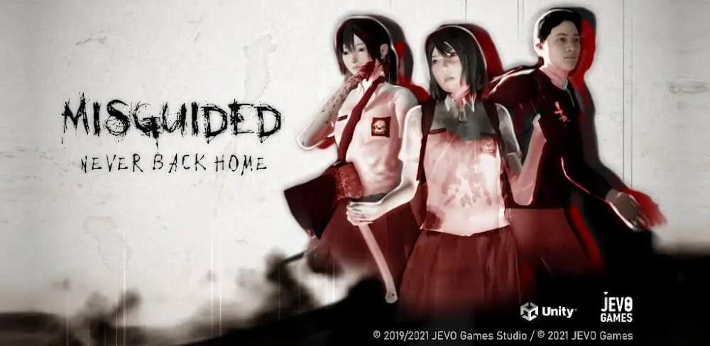Screenshot of the Misguided Never Back Home game