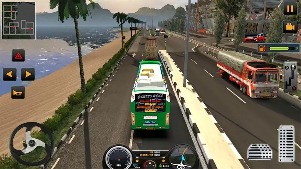 Screenshot of the Modern Coach Ultimate Drive 3D game