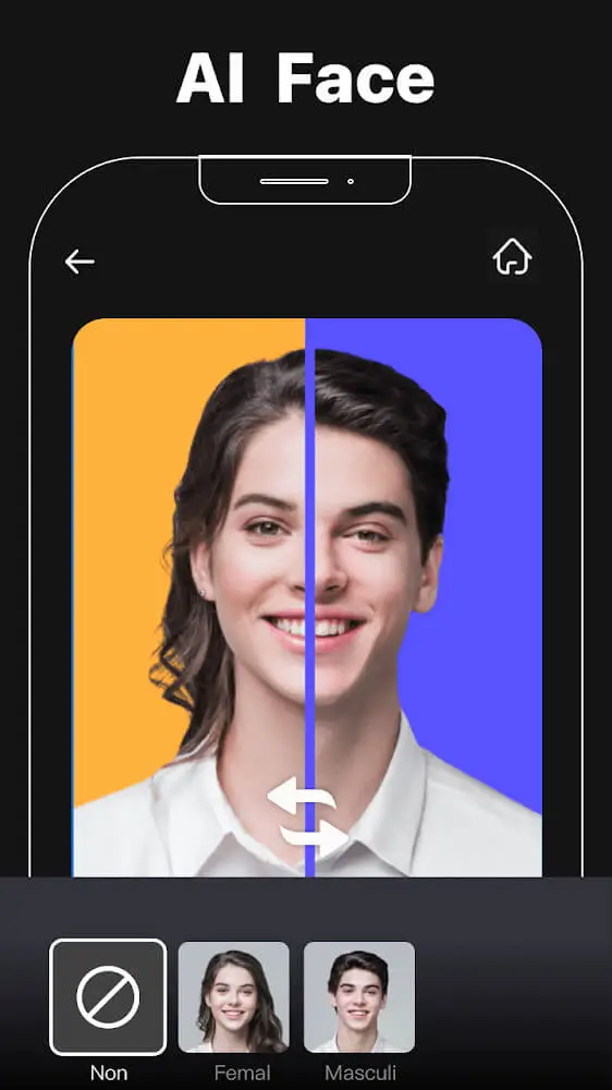 Screenshot of the Mokoroom (Facee) app