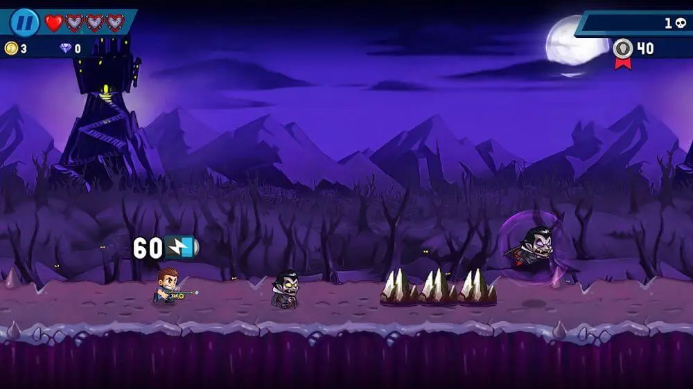 Screenshot of the Monster Dash game