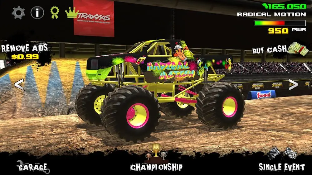 Screenshot of the Monster Truck Destruction game