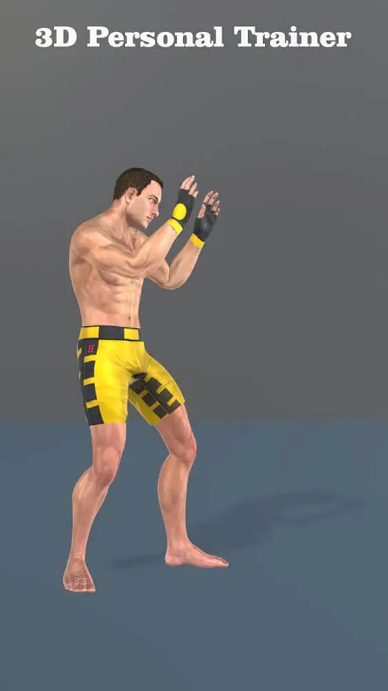 Screenshot of the Muay Thai Fitness app