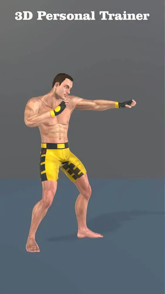 Screenshot of the Muay Thai Fitness app