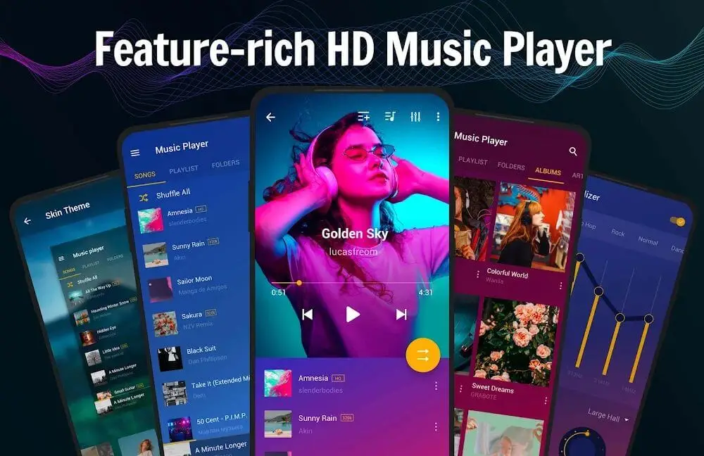 Screenshot of the Music Player by Inshot game