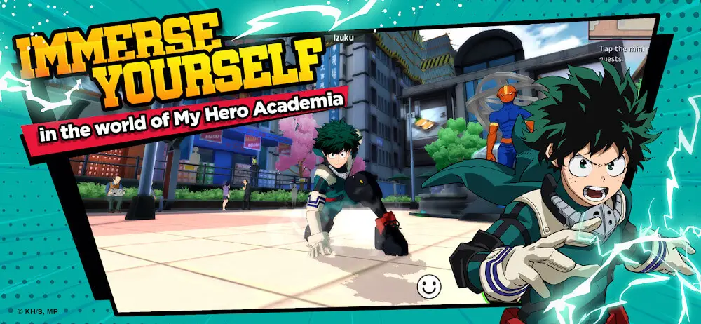 Screenshot of the My Hero Academia game