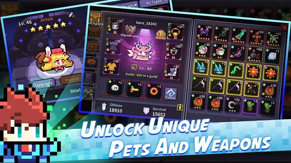 Screenshot of the My Heroes: SEA game