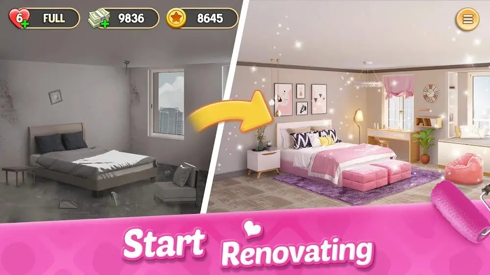 Screenshot of the My Home - Design Dreams game