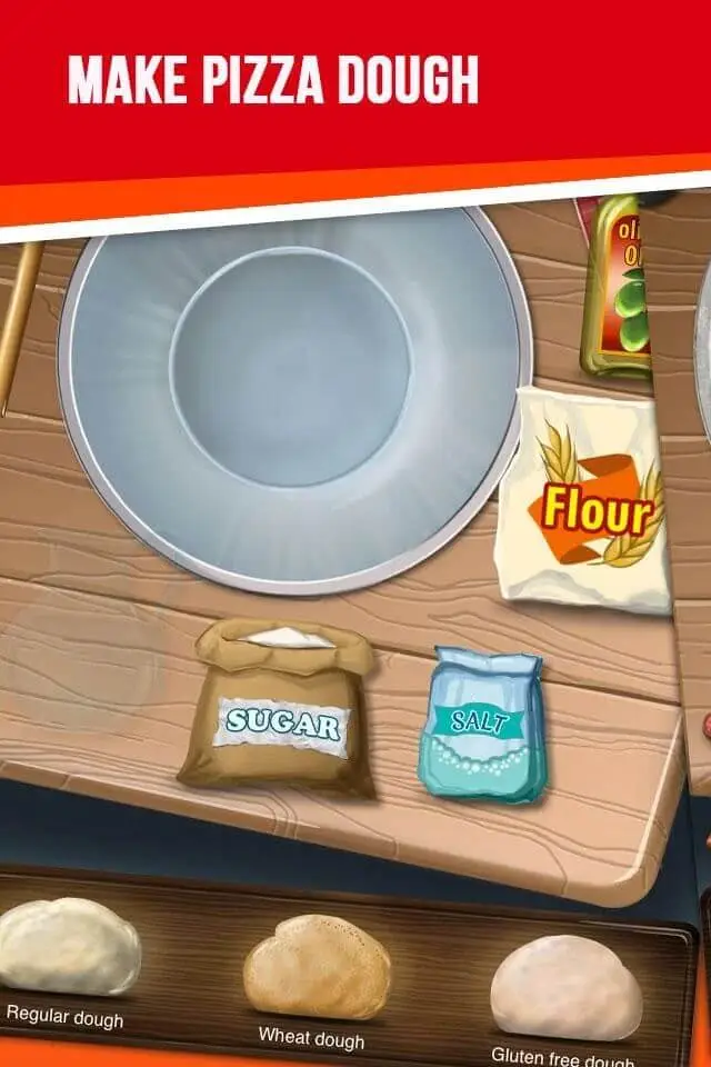 Screenshot of the My Pizza Shop app