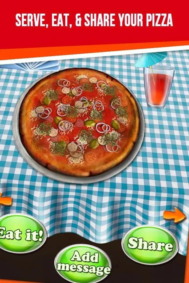 Screenshot of the My Pizza Shop app
