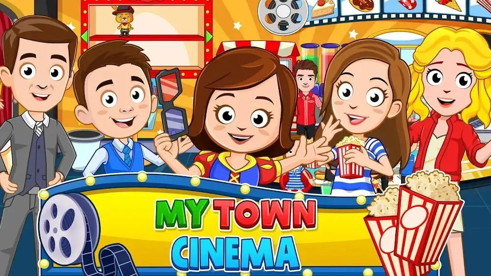 Screenshot of the My Town: Cinema and Movie game