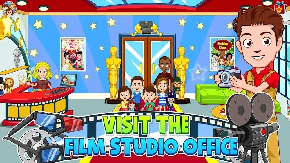 Screenshot of the My Town: Cinema and Movie game