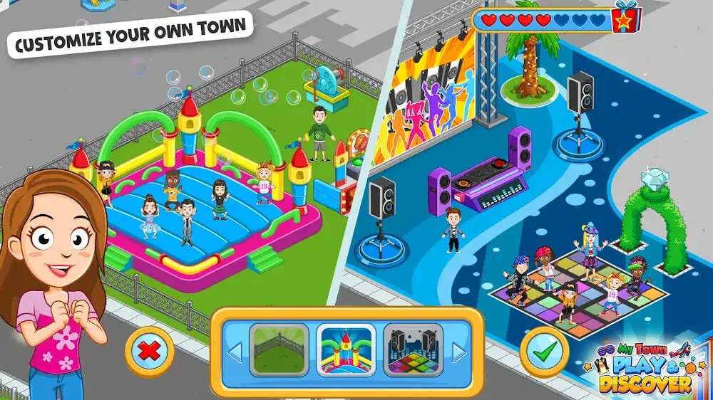 Screenshot of the My Town: Discovery game