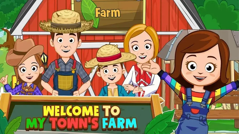 Screenshot of the My Town: Farm Animal Games game