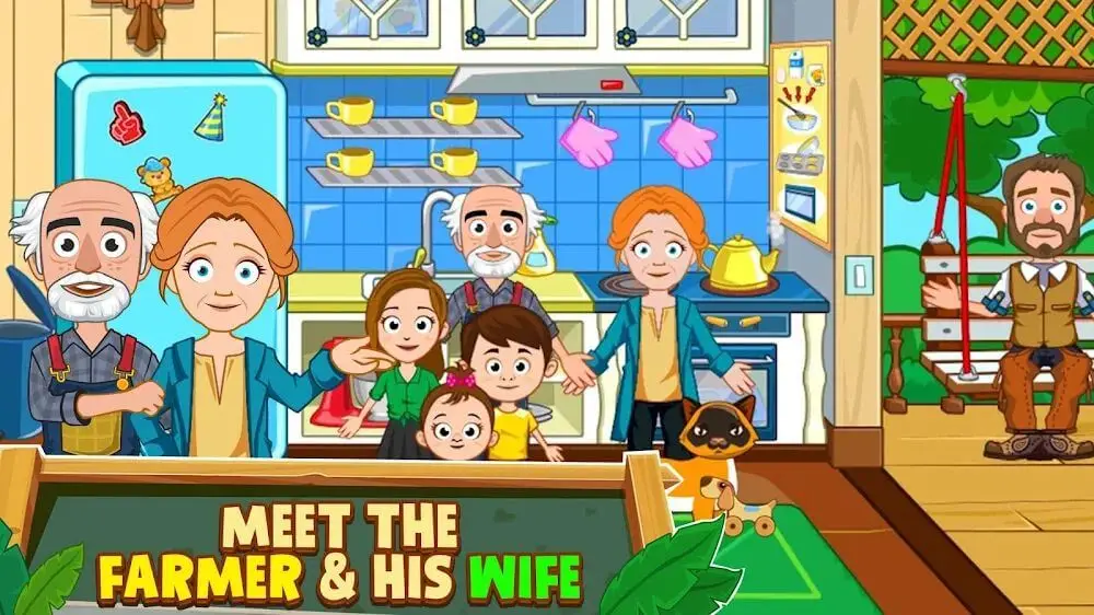 Screenshot of the My Town: Farm Animal Games game