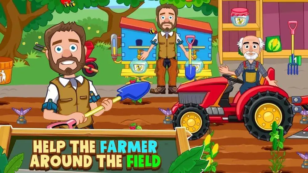 Screenshot of the My Town: Farm Animal Games game