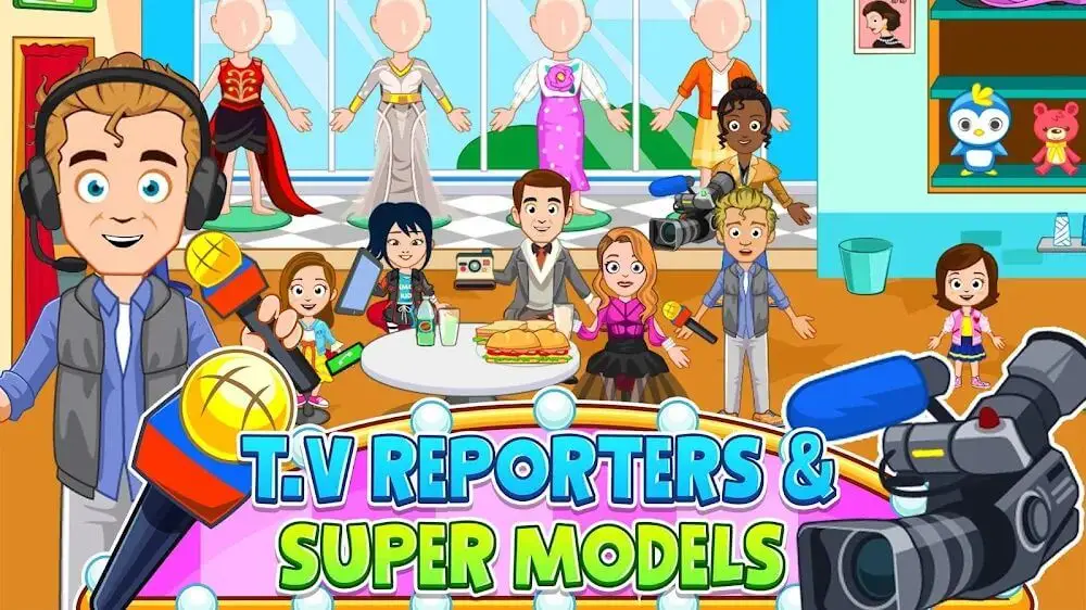 Screenshot of the My Town: Fashion Show game