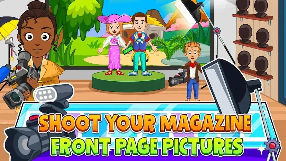 Screenshot of the My Town: Fashion Show game