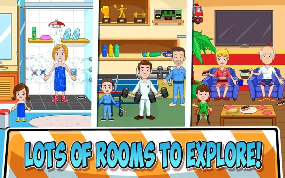 Screenshot of the My Town: Fire station Rescue game