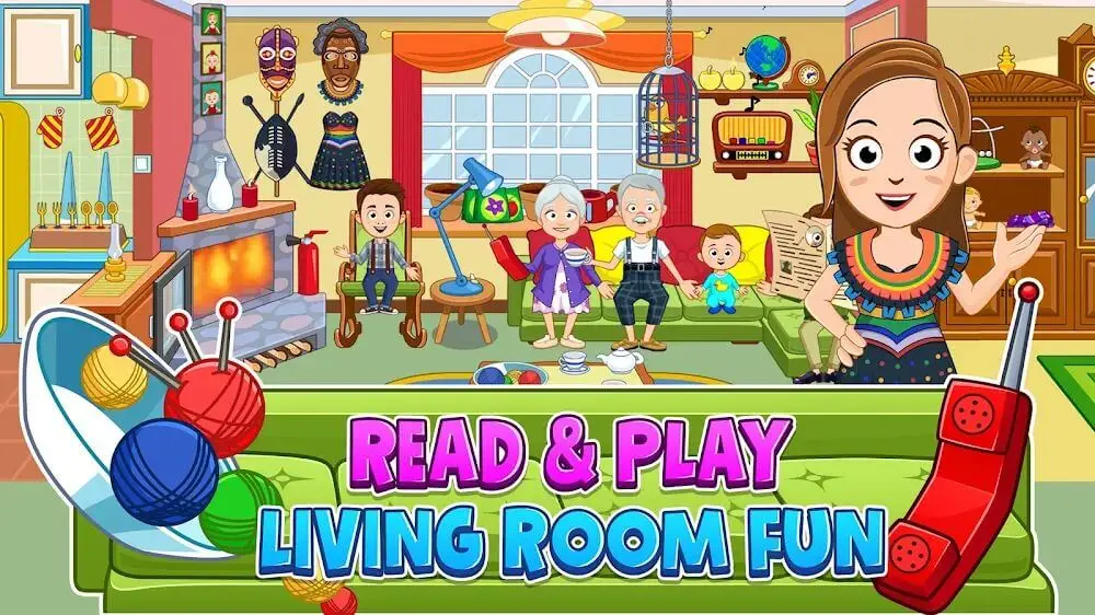Screenshot of the My Town: Grandparents game