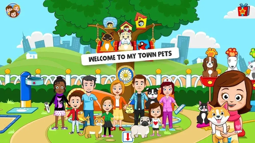 Screenshot of the My Town: Pet, Animal game
