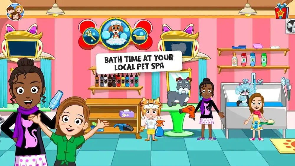 Screenshot of the My Town: Pet, Animal game