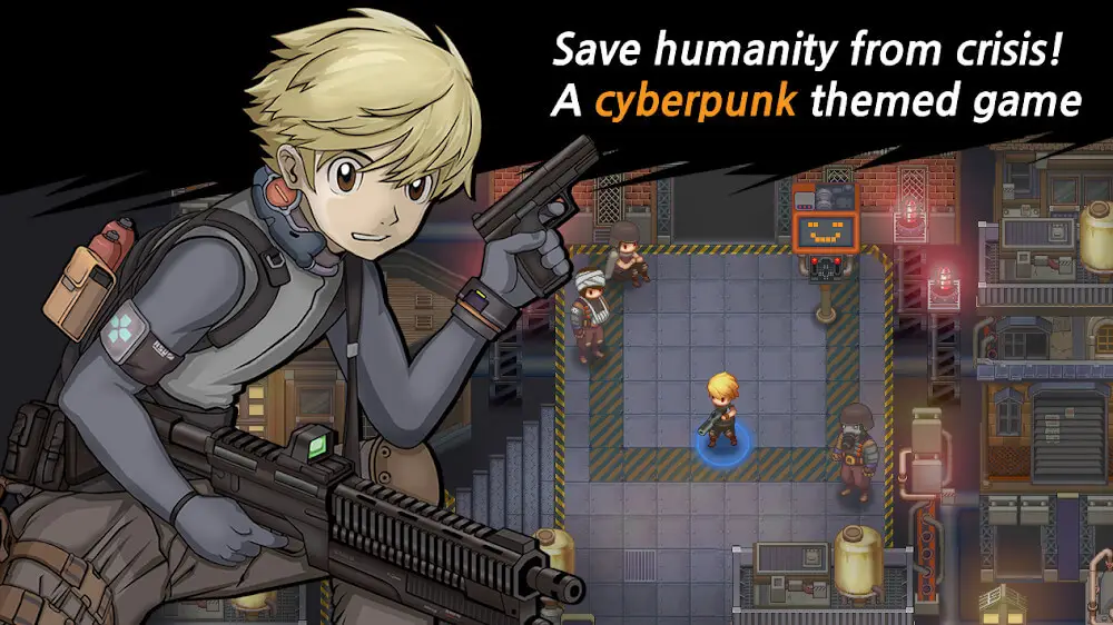 Screenshot of the Mystic Gunner game