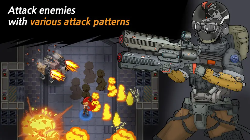 Screenshot of the Mystic Gunner game
