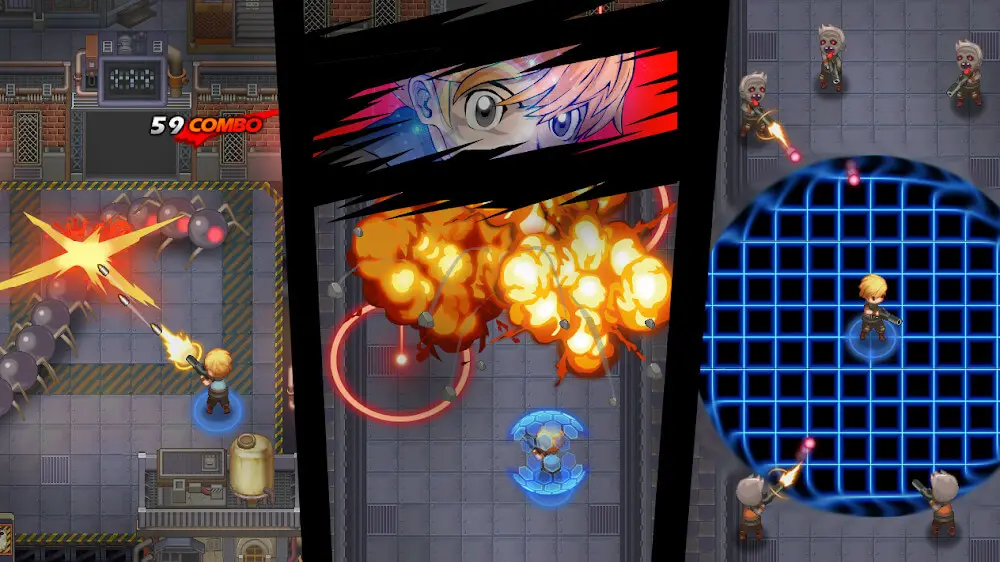 Screenshot of the Mystic Gunner game