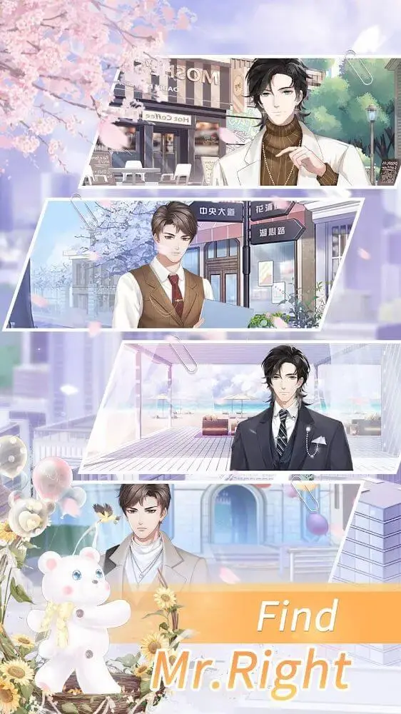 Screenshot of the Mystic Lover app