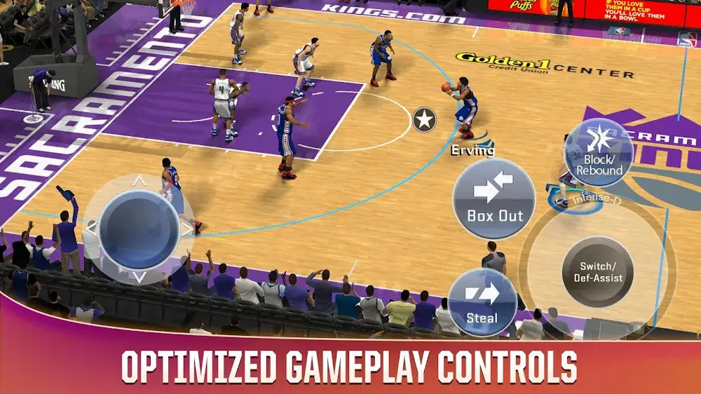 Screenshot of the NBA 2K20 game