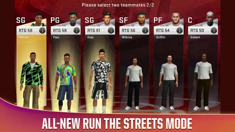Screenshot of the NBA 2K20 game
