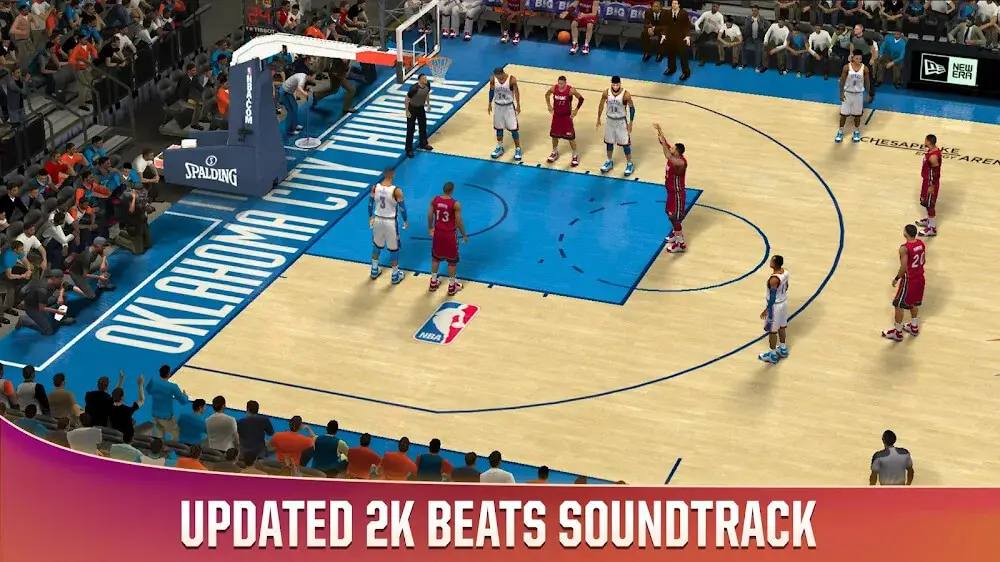 Screenshot of the NBA 2K20 game