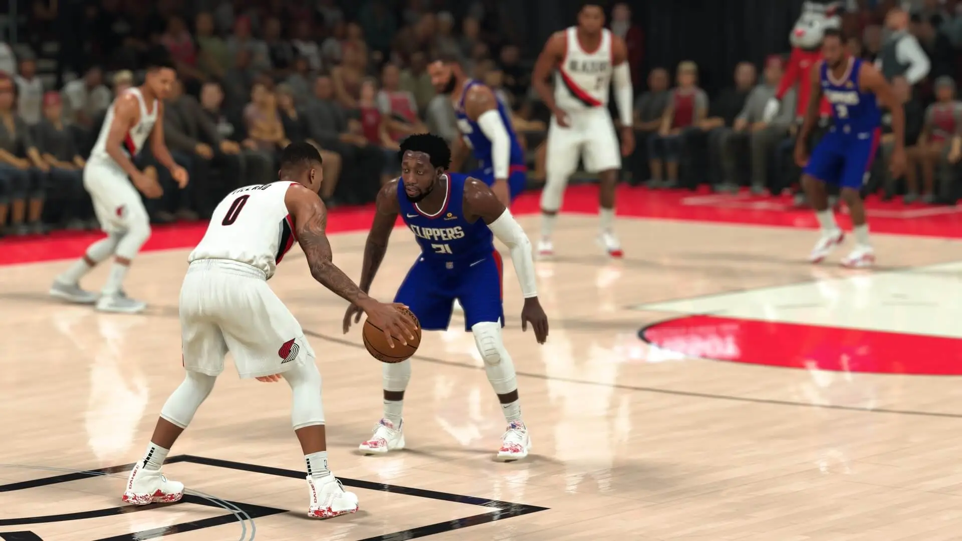 Screenshot of the NBA 2K21 game