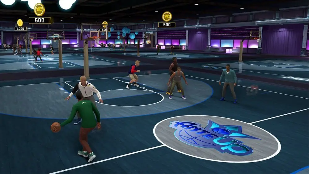 Screenshot of the NBA 2K22 game