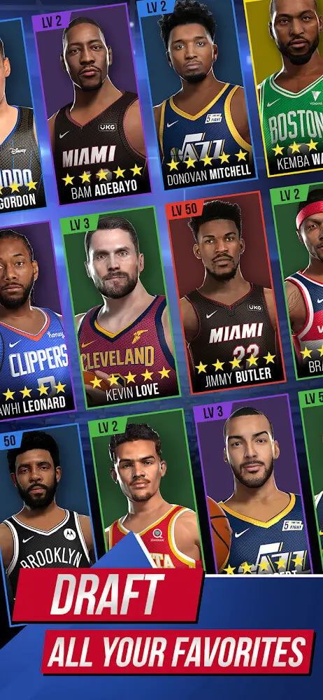 Screenshot of the NBA Ball Stars app
