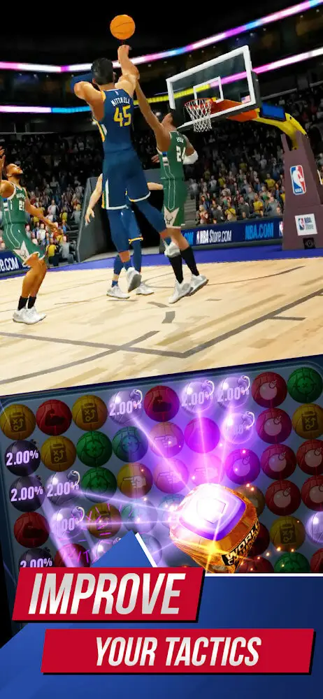 Screenshot of the NBA Ball Stars app