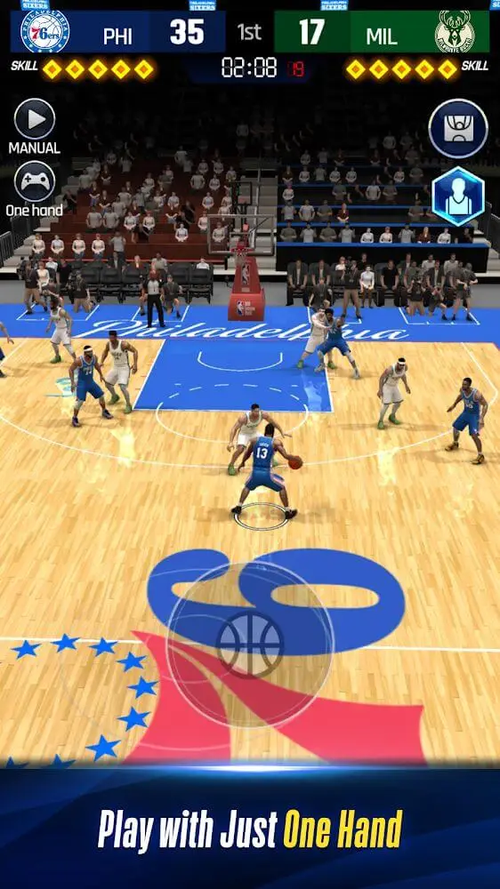 Screenshot of the NBA NOW 22 app