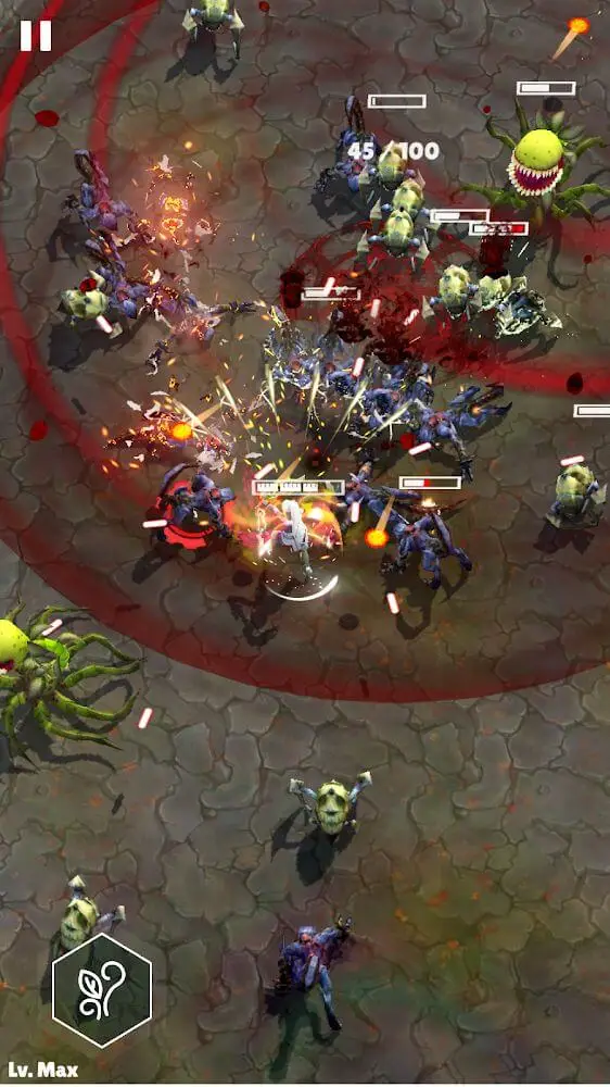 Screenshot of the Nameless Origin app