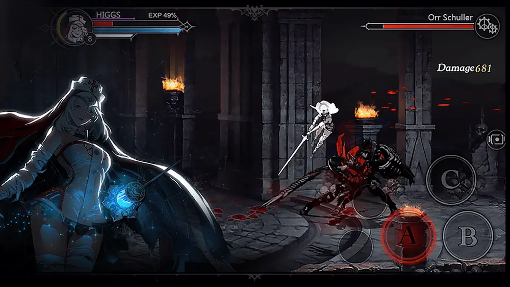 Screenshot of the NeverGone game