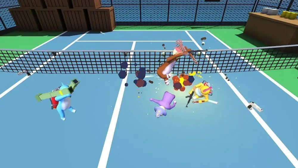 Screenshot of the Noodleman Party: Fight Games game