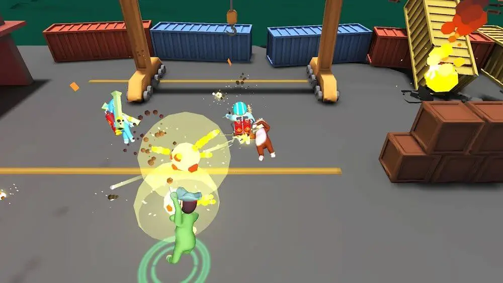 Screenshot of the Noodleman Party: Fight Games game