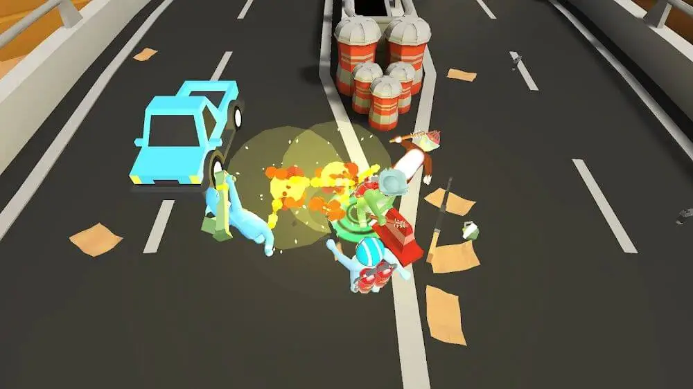 Screenshot of the Noodleman Party: Fight Games game