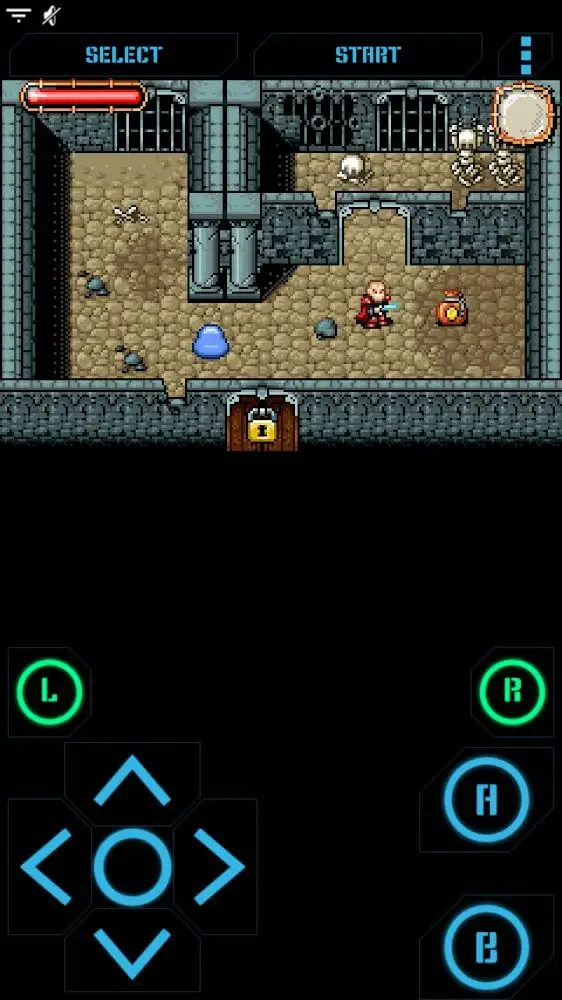 Screenshot of the Nostalgia.GBA Pro app