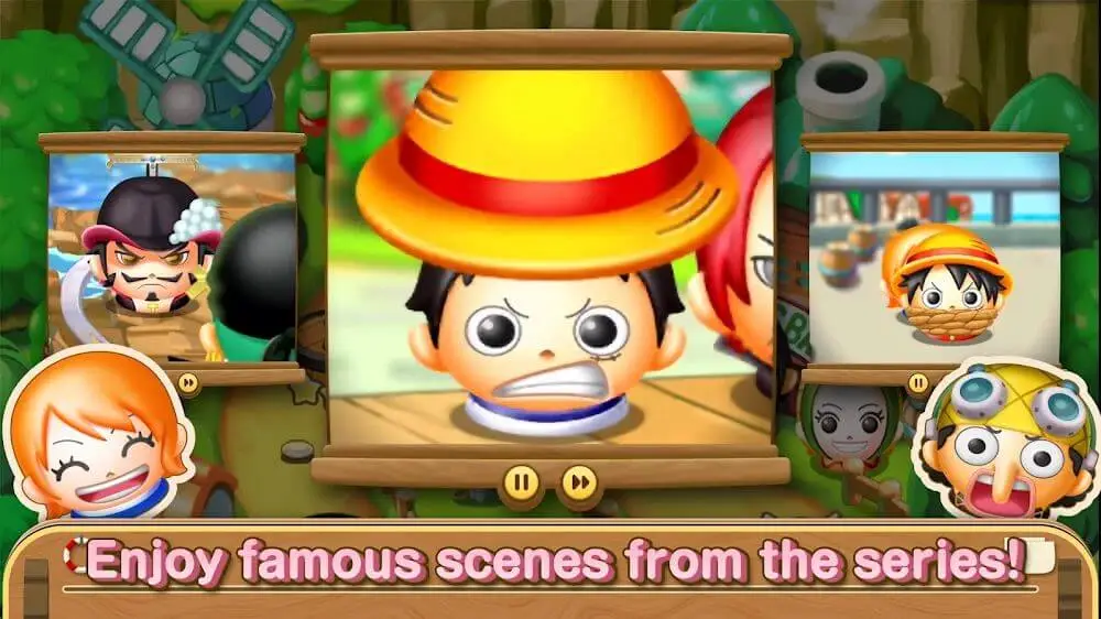 Screenshot of the ONE PIECE BON BON JOURNEY game