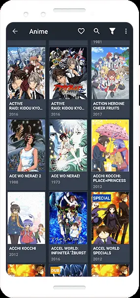 Screenshot of the Ocean Streamz app