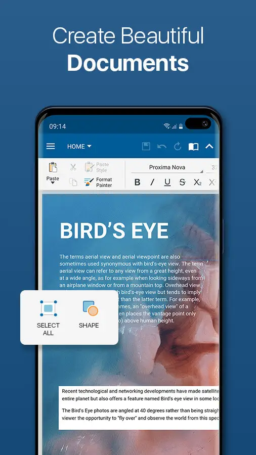 Screenshot of the OfficeSuite Pro + PDF app