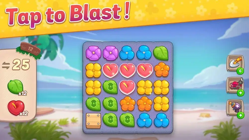 Screenshot of the Ohana Island game
