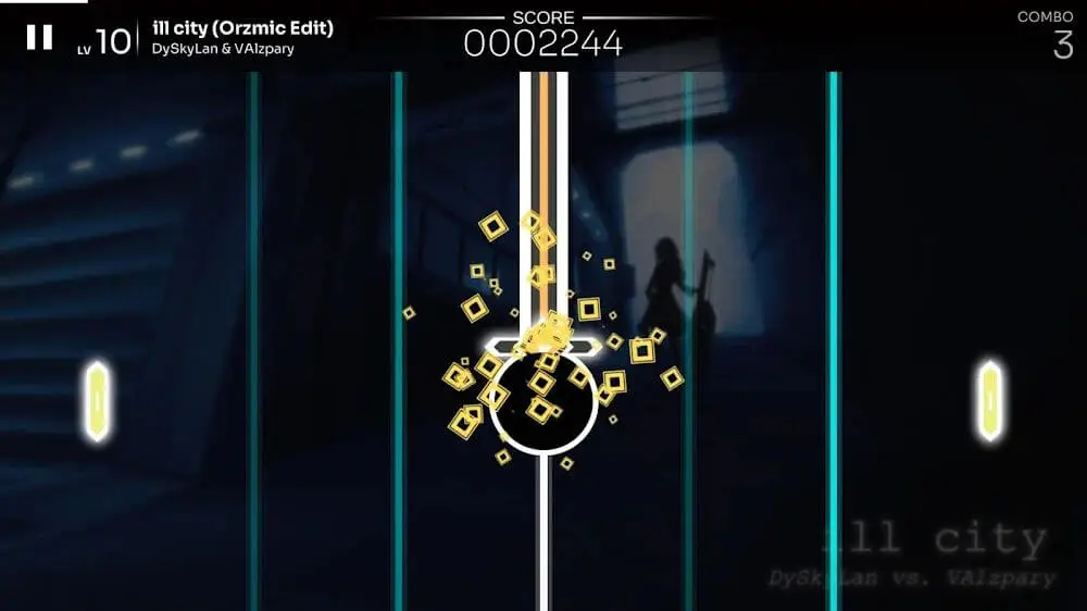 Screenshot of the Orzmic game
